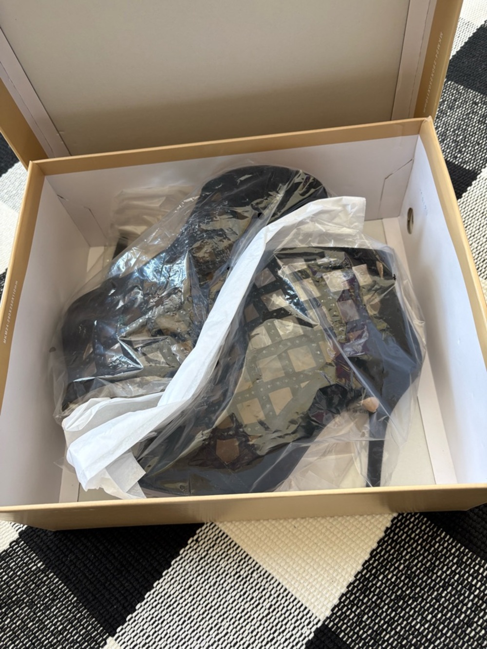 Michael Kors Yvonne Black Studded Open Toe Suede High Heel Bootie - Picture 10 of 12